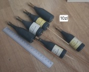 Dekoracja butelka szampan na patyku topper sylwester wesele