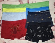 BOKSERKI CHŁOPIĘCE 134/140 Zestaw 8 szt.