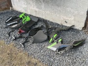 Ninja 400 nadkole lampa tyl set lewy prawy kanapa boczek osłona części