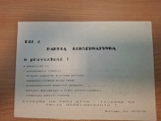 Drugi Obieg Partia Konserwatywna Solidarność 