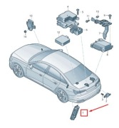 Audi a6 c8 moduł sterownik klapy bagażnika  8W5959107D 8W5959107B