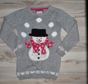 401^ sweter bałwan 12/13 lat 158 cm