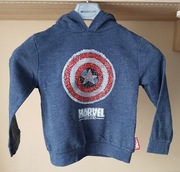 MARVEL bluza dziecięca z kapturem r. 122 6-7 lat Spider Man Captain America