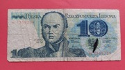 Banknot 10 złotych 1982 r Seria H