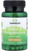 DHEA Swanson 25 mg & Pregnolone 100mg 60kap