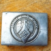 Klamra Hitlerjugend wczesny wzór płaski tył