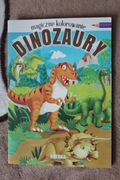 magiczne kolorowanie Dinozaury kolorowanka nowa