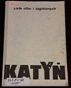Katyń. Lista ofiar i zaginionych.