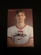 Jan Ziółkowski autograf zdobyty osobiście - Reprezentant Polski i ROMA
