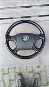 Kierownica skoda octavia 2 multifunkcja skóra 