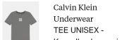 Koszulka Calvin Klein Underwear Tee Unisex – Dark Grey (152-164)