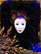 Betonowa maska dekoracyjna art-mask