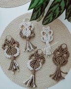 Brelok makrama sowa boho prezent podziękowanie Dzień nauczyciela