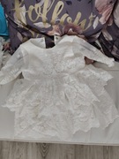 Sukienka do chrztu - zestaw,w stanie idealnym 