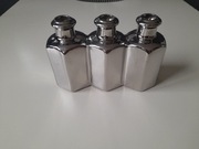 Srebrny ceramiczny wazonik 