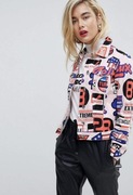 Moscino love kutka bomber print jacket ralph levis