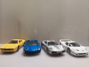 Burago ferrari GTO F50 Scuderia 488 Spider 