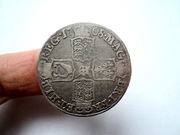 WIELKA BRYTANIA: 1/2 KORONY 1708 R - RZADKA MONETA