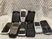 Zestaw telefonów Nokia Samsung Siemens Retro Vintage Nie testowane