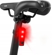 Tylna lampka rowerowa z funkcją stopu VELMIA