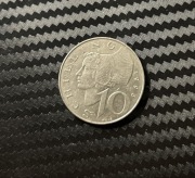Moneta stara - 10 szylingów - Austria - rok 1995