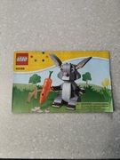 LEGO 40086  , królik - instrukcja.