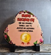 Foto granit na pamiątkę UPOMINEK RAMKA z twoim zdjęciem projekt- SERCE