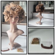 Peruka z dodatkami na Karnawał 