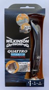 Maszynka do golenia z trymerem Wilkinson Quattro Titanium Precision