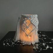 lampion/ wazon makrama