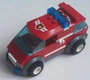 Klocki LEGO city straż pożarna auto z zestawu remiza strażacka 7945