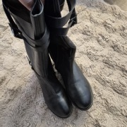 Nowe kozaki skórzane r.44 Szeroka cholewka