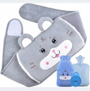 Pluszowy termofor z pasem 