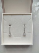 Apart kolczyki wiszące i srebrne pr.925 w pudełku stan jak nowe