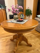 Stolik kawowy z litego drewna dębowego