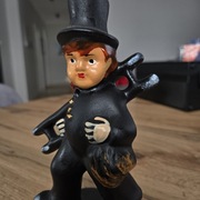 Kominiarz, figurka kolekcjonerska porcelanowa, ręcznie malowana | Chodzież