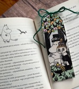 Drewniana zakładka do książek Muminki Tatuś Muminka prezent na urodziny 