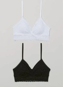 H&M Koronkowe Braletki 2-pak rozmiar M