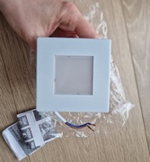 Lampa schodowa oprawa schodowa wpuszczana kwadratowa LED neutralna 1,2 W  