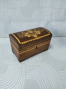 Drewniana szkatułka vintage 