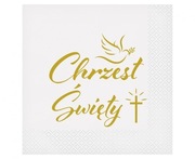 Serwetki papierowe na Chrzest Święty 20 szt