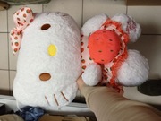 Maskotka hello Kitty truskawka dla dziewczynki 