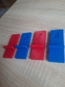 Dystans grubość 5 , 6 , 7 , 8 zestaw