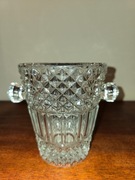 Szklany pojemnik, wiaderko na lód.  Wyprodukowane w Czechosłowacji