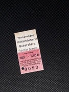 Magnes Bilet Bobersberg (Bobrowice) - Berlin Stadtbahn