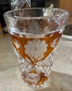 Elegancki wazon kryształowy