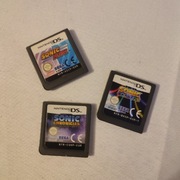 Zestaw 3 gier Sonic na Nintendo DS