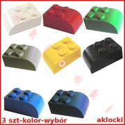 LEGO 6215 KLOCEK 2x3 biały czarny czerwony niebieski zielony żółty szary