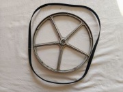 Oryginalne Koło Pasowe Napędowe + Pasek Napędowy Pralki Hotpoint Ariston