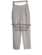 H&M Premium piękne spodnie L len lyocell